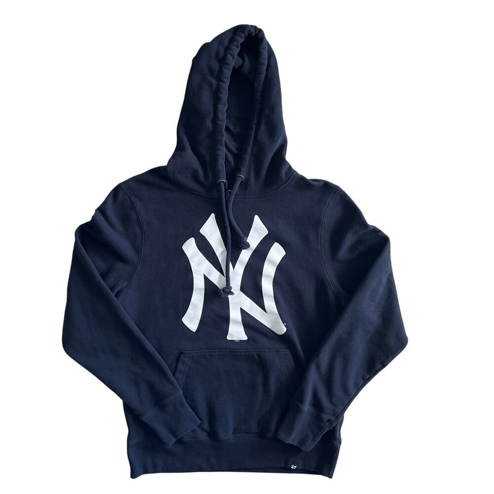 47 New York Yankees Hoodie Mens Medium Black Pullover